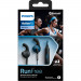 Philips SHQ6500BL ActionFit Bluetooth In-Ear Sports Headset - безжични спортни слушалки с хендсфрий за смартфони с Bluetooth (син) 5