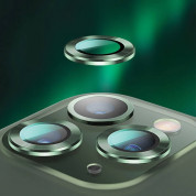 USAMS Metal Camera Lens Glass Film - предпазни стъклени лещи за камерата на iPhone 11 (черен) 1