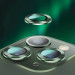 USAMS Metal Camera Lens Glass Film - предпазни стъклени лещи за камерата на iPhone 11 (черен) 2