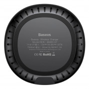 Baseus UFO Desktop Wireless Charger (WXFD-01) - поставка (пад) за безжично зареждане с технология за бързо зареждане за Qi съвместими устройства (черен) 3