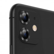 Baseus Alloy Protection Ring Lens Film (SGAPIPH61S-AJT01) - предпазни стъклени лещи за камерата на iPhone 11 (черен) 1