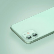 Baseus Alloy Protection Ring Lens Film (SGAPIPH61S-AJT06)- предпазни стъклени лещи за камерата на iPhone 11 (зелен) 4