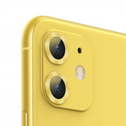 Baseus Alloy Protection Ring Lens Film (SGAPIPH61S-AJT0Y) - предпазни стъклени лещи за камерата на iPhone 11 (жълт) 1