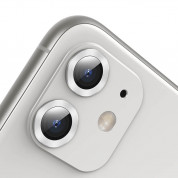 Baseus Alloy Protection Ring Lens Film (SGAPIPH61S-AJT0S) - предпазни стъклени лещи за камерата на iPhone 11 (сребрист) 3