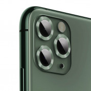 Baseus Alloy Protection Ring Lens Film (SGAPIPH58S-AJT06) - предпазни стъклени лещи за камерата на iPhone 11 Pro, iPhone 11 Pro Max (зелен) 1