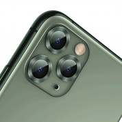 Baseus Alloy Protection Ring Lens Film (SGAPIPH58S-AJT06) - предпазни стъклени лещи за камерата на iPhone 11 Pro, iPhone 11 Pro Max (зелен) 3