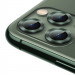 Baseus Alloy Protection Ring Lens Film (SGAPIPH58S-AJT06) - предпазни стъклени лещи за камерата на iPhone 11 Pro, iPhone 11 Pro Max (зелен) 3