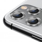 Baseus Alloy Protection Ring Lens Film (SGAPIPH58S-AJT0S) - предпазни стъклени лещи за камерата на iPhone 11 Pro, iPhone 11 Pro Max (сребрист) 2