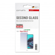 4smarts Second Glass 2D - калено стъклено защитно покритие с извити ръбове за целия дисплея на Oppo Reno 2 (прозрачен) 1