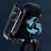 Baseus Armor Motorcycle Phone Holder (SUKJA-0S) - универсална поставка за колело и мотоциклет за мобилни телефони (сребрист) 14