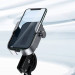 Baseus Armor Motorcycle Phone Holder (SUKJA-0S) - универсална поставка за колело и мотоциклет за мобилни телефони (сребрист) 6