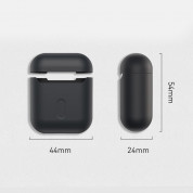 Baseus Super Thin Silica Gel Case - силиконов калъф за Apple Airpods & Apple Airpods 2 (черен) 8
