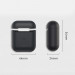 Baseus Super Thin Silica Gel Case - силиконов калъф за Apple Airpods & Apple Airpods 2 (черен) 9