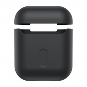Baseus Super Thin Silica Gel Case - силиконов калъф за Apple Airpods & Apple Airpods 2 (черен) 4