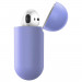 Baseus Super Thin Silica Gel Case - силиконов калъф за Apple Airpods & Apple Airpods 2 (лилав) 3