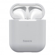 Baseus Super Thin Silica Gel Case for Apple Airpods & Apple Airpods 2 (grey) 1