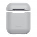 Baseus Super Thin Silica Gel Case - силиконов калъф за Apple Airpods & Apple Airpods 2 (сив) 4