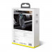 Baseus Milky Way Wireless Charger Car Vent Mount - поставка за радиатора на кола с безжично зареждане за Qi съвместими смартфони (черен) 8