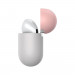 Baseus Super Thin Silica Gel Case - силиконов калъф за Apple Airpods Pro (сив-розов) 4