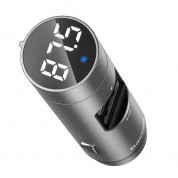 Baseus Energy Column Bluetooth FM Transmitter (CCNLZ-0S) (silver) 3