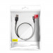 Baseus Halo USB-C Cable 40W (CATGH-F01) - кабел с въжена оплетка за устройства с USB-C порт (50 см) (черен)  8