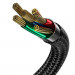 Baseus Halo USB-C Cable 40W (CATGH-F01) - кабел с въжена оплетка за устройства с USB-C порт (50 см) (черен)  4