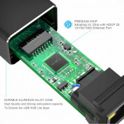 TeckNet EHU01043BA02-V2 USB 3.0 HUB Ethernet Network Adapter - USB адаптер с USB хъб и Ethernet порт 4