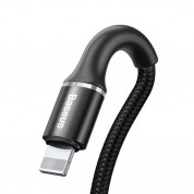 Baseus Halo USB Lightning Cable (CALGH-A01) (50 cm) (black) 1