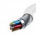 Baseus BMX Mini USB-C to Lightning Cable PD 18W - MFI сертифициран USB-C към Lightning кабел за Apple устройства с Lightning порт (120 см) (бял) 3