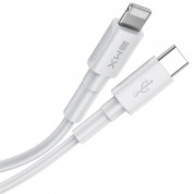 Baseus BMX Mini USB-C to Lightning Cable PD 18W - MFI сертифициран USB-C към Lightning кабел за Apple устройства с Lightning порт (120 см) (бял) 4