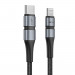 Baseus BMX Double-Deck USB-C to Lightning Cable PD 18W - MFI сертифициран USB-C към Lightning кабел за Apple устройства с Lightning порт (120 см) (черен) 3
