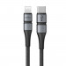 Baseus BMX Double-Deck USB-C to Lightning Cable PD 18W - MFI сертифициран USB-C към Lightning кабел за Apple устройства с Lightning порт (120 см) (черен) 2