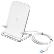 Baseus Rib Wireless Charger (WXPG-02) (white)