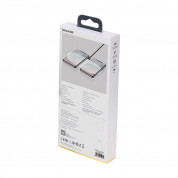 Baseus Simple Pro 2in1 Wireless Charger (WXJK-C02) - двойна поставка (пад) с Fast Charge технология за безжично зареждане за Qi съвместими устройства и Apple Airpods Pro (бял) 7
