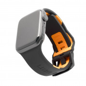 Urban Armor Gear Civilian Strap - изключително здрава силиконова каишка за Apple Watch 42мм, 44мм, 45мм, Ultra 49мм (черен) 4