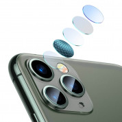 Baseus Gem Lens Film - предпазни стъклени лещи за камерата на iPhone 11 (прозрачни) 5