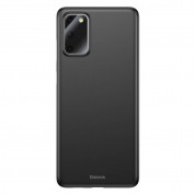 Baseus Wing case - тънък полипропиленов кейс (0.45 mm) за Samsung Galaxy S20 (черен)