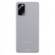 Baseus Wing case - тънък полипропиленов кейс (0.45 mm) за Samsung Galaxy S20 Plus (бял)