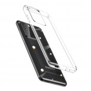 Baseus Simple Case - силиконов (TPU) калъф за Samsung Galaxy S20 (прозрачен) 2