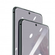 Baseus Full Screen Curved Soft Screen Protector - извито защитно покритие с черна рамка за целия дисплей на Samsung Galaxy S20 Plus (два броя) 3