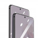 Baseus Full Screen Curved Soft Screen Protector - извито защитно покритие с черна рамка за целия дисплей на Samsung Galaxy S20 Ultra (два броя) 5