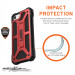 Urban Armor Gear Monarch Case - удароустойчив хибриден кейс за iPhone SE (2022), iPhone SE (2020), iPhone 8, iPhone 7 (червен) 4