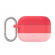 Baseus Cloud Hook Silica Gel Case - силиконов калъф за Apple Airpods Pro (розов)