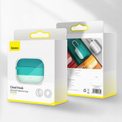Baseus Cloud Hook Silica Gel Case - силиконов калъф за Apple Airpods Pro (зелен) 6