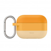 Baseus Cloud Hook Silica Gel Case - силиконов калъф за Apple Airpods Pro (оранжев)
