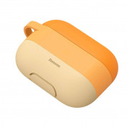Baseus Cloud Hook Silica Gel Case - силиконов калъф за Apple Airpods Pro (оранжев) 3