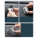 Baseus Platinum Vehicle Eyewear Clip - закачалка със самозалепващо фолио за автомобили и гладки повърхности (черен) 8