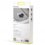 Baseus Platinum Vehicle Eyewear Clip - закачалка със самозалепващо фолио за автомобили и гладки повърхности (черен) 9
