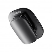 Baseus Platinum Vehicle Eyewear Clip - закачалка със самозалепващо фолио за автомобили и гладки повърхности (черен) 3