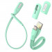 Baseus Bracelet USB-C Cable (CATFH-06A) - кабел за устройства с USB-C порт (22 см) (зелен)  1